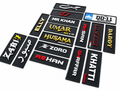3D Raised Number Plates