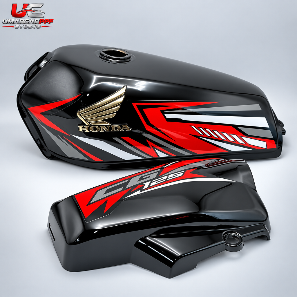 2026 Black New Sticker | A-Plus Quality Customized CG125