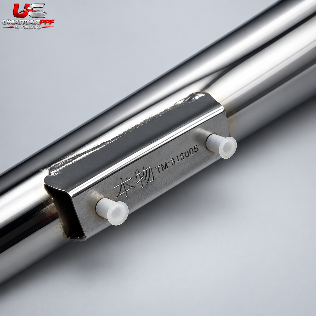 Whistler Chrome Silencer | Premium Sound Exhaust for CG125