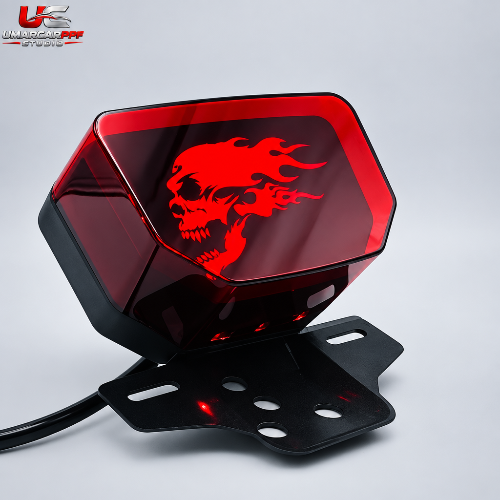 Flame Skull Backlight | CD70 / CG125