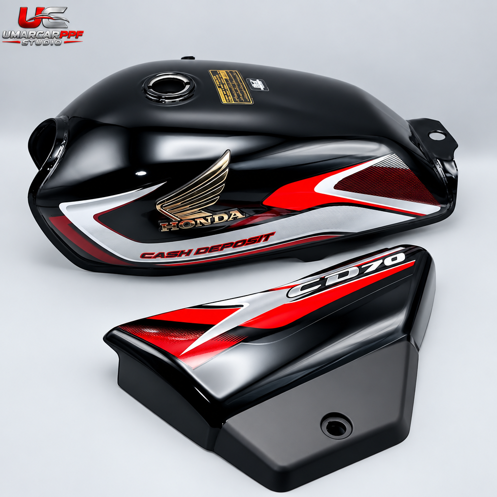 2025 Matte Black CD70 Tank Set