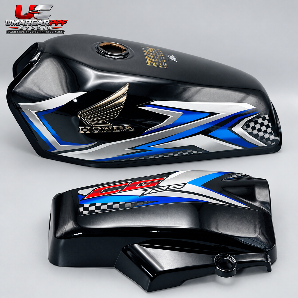 2025 Matte Black CG125 Tank Set