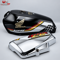 2026 Self Edition Black Outfit with Chrome Side Cover CG125