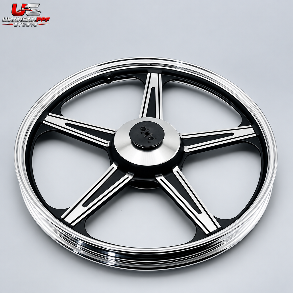 Alloy Rims Silver CD70 | Star Shape | Premium Quality
